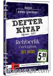 2016 KPSS Eğitim Bilimleri Defter Kitap Rehberlik Özel Eğitim Ders Notları