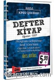 2016 KPSS Eğitim Bilimleri Defter Kitap Program Geliştirme Sınıf Yönetimi Ders Notları