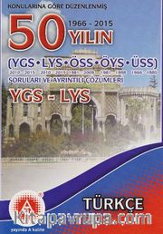 YGS-LYS 50 Yılın Türkçe Çıkmış Sorular ve Ayrıntılı Çözümleri