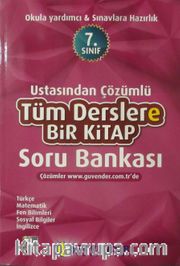 7. Sınıf Ustasından Çözümlü Tüm Derslere Bir Kitap Soru Bankası