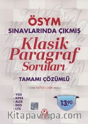 Klasik Paragraf Soruları Tamamı Çözümlü