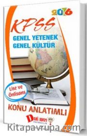 2016 KPSS Genel Yetenek Genel Kültür Lise Önlisans Konu Anlatımlı