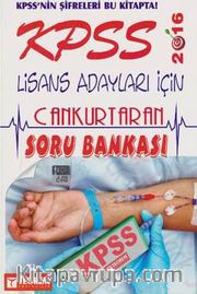 2016 KPSS Lisans Adayları İçin Can Kurtaran Soru Bankası