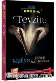 2016 KPSS A Grubu Tevzin Maliye Çözümlü Soru Bankası