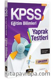 2016 KPSS Eğitim Bilimleri Çek Kopar Yaprak Test