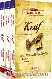 2016 KPSS  Matematik ÖABT Keşif Lise  Öğretmenliği 3'lü Modüler Konu Anlatımı (OMT-112)