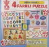 4 Farklı Puzzle / Eğitim Serisi 1 (5+Yaş)