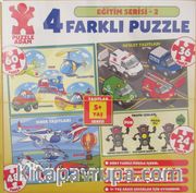 4 Farklı Puzzle / Eğitim Serisi 2 (5+Yaş)