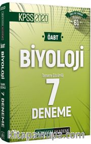 2020 KPSS ÖABT Biyoloji Tamamı Çözümlü 7 Deneme