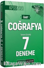 2020 KPSS ÖABT Coğrafya Tamamı Çözümlü 7 Deneme