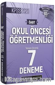 2020 KPSS ÖABT Okul Öncesi Öğretmenliği Tamamı Çözümlü 7 Deneme