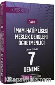 2020 KPSS ÖABT İmam Hatip Lİsesi Meslek Dersleri Öğretmenliği Tamamı Çözümlü 7 Deneme