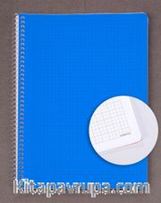 Bookinzi Okul Defteri 80gr. 70 yaprak  B5 Spiralli Gri Kareli Defter