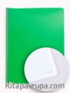 Bookinzi Okul Defteri - 70gr. 120 yaprak  A4 Spiralli Mavi Kareli Defter
