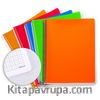 Bookinzi Okul Defteri - 70 gr. 120 yaprak  A4 Spiralli Gri Kareli Defter 5'li Set