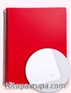 Bookinzi Okul Defteri - 70gr. 120 yaprak  A4 Spiralli Mavi Cizgili Defter