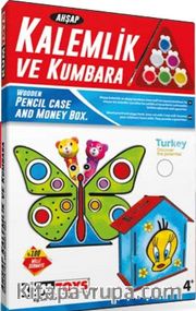 Kumtoys Ahşap Kalemlik Ve Kumbara Set(5304)