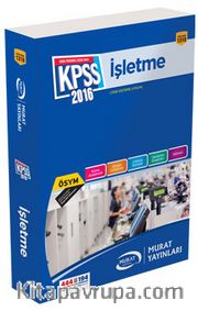 2016 KPSS A İşletme Konu Anlatımlı (Kod:1318)
