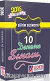 2016 KPSS Eğitim Bilimleri 10 Deneme Sınavı (EB-215-DNM)