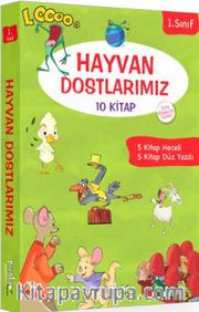 1. Sınıf Hayvan Dostlarımız Serisi (10 Kitaplık Set)