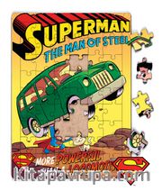 Superman - The Man of Steel Ahşap Puzzle 54 Parça (KOP-SM139 - LIV) Lisanslı Ürün