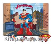 Superman - Superhero Ahşap Puzzle 54 Parça (KOP-SM136 - LIV) Lisanslı Ürün