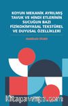 Koyun Mekanik Ayrılmış Tavuk ve Hindi Etlerinin Sucuğun Bazı Fizikokimyasal Tekstürel ve Duygusal Özellikleri