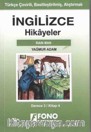 İngilizce -Türkçe Yağmur Adam (3-D) Hikaye Kitabı