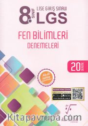8. Sınıf LGS Fen Bilimleri Denemeleri 20 Deneme