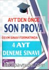 Gür AYT'den Önce Sonra Prova AYT 4 Deneme Sınavı