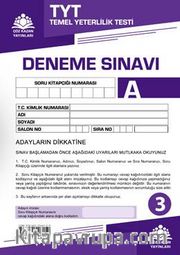 TYT Kurumsal Deneme Sınavı 3