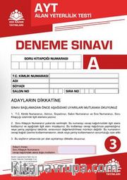 AYT Kurumsal Deneme Sınavı 3