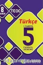 8. Sınıf TEOG Türkçe 1. Yarıyıl 5 Fasikül Deneme