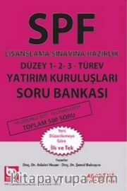 SPF Lisanslama Sınavına Hazırlık Düzey 1-2-3 Türev Yatırım Kuruluşları Soru Bankası