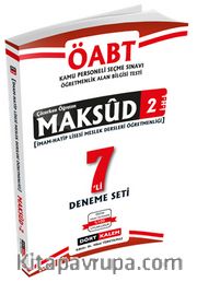 Maksud 2 <br /> ÖABT İmam Hatip Lisesi Meslek Dersler Öğretmenliği Tamamı Çözümlü 7'li Deneme Seti