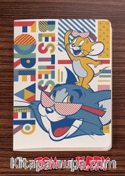 Tom and Jerry - Besties Forever -  Dokun Hisset Serisi (AD-TJ001) Lisanslı Ürün (Cep Boy) Lisanslı Ürün