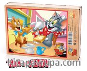 Tom and Jerry - Breakfast Ahşap Puzzle 204 Parça (KOP-TJ157 - CC) Lisanslı Ürün