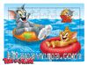Tom and Jerry - Beach Day Ahşap Puzzle 54 Parça (KOP-TJ173 - LIV) Lisanslı Ürün