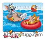 Tom and Jerry - Beach Day Ahşap Puzzle 54 Parça (KOP-TJ173 - LIV) Lisanslı Ürün