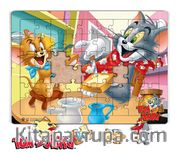 Tom and Jerry - Breakfast Ahşap Puzzle 54 Parça (KOP-TJ169 - LIV) Lisanslı Ürün