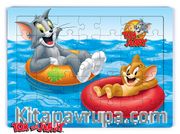 Tom and Jerry - Beach Day Ahşap Puzzle 35 Parça (KOP-TJ167 - XXXV) Lisanslı Ürün