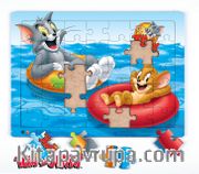 Tom and Jerry - Beach Day Ahşap Puzzle 35 Parça (KOP-TJ167 - XXXV) Lisanslı Ürün