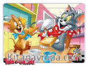 Tom and Jerry - Breakfast Ahşap Puzzle 35 Parça (KOP-TJ163 - XXXV) Lisanslı Ürün