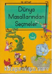 Dünya Masallarından Seçmeler Düz Yazı ile (10 Kitap Takım) (1. Sınıf)