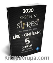 2020 KPSS'nin Şifresi Lise Önlisans 5 Deneme