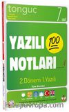 7. Sınıf Yazılı Notları Tüm Dersler 2. Dönem 1. Yazılı