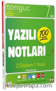 7. Sınıf Yazılı Notları Tüm Dersler 2. Dönem 1. Yazılı