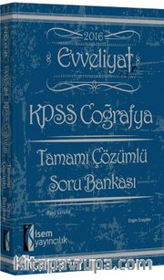 2016 Evveliyat KPSS Coğrafya Tamamı Çözümlü Soru Bankası