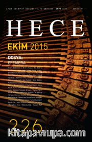 Sayı:226 Ekim 2015 Hece Aylık Edebiyat Dergisi