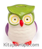 Kitap Yurdu Porselen Kumbara / w-Owl Money Bank